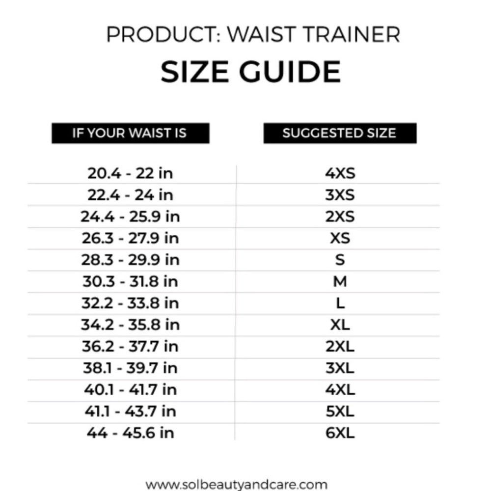 Waist trainer Sol beauty and care